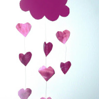 Tuto mobile nuage pour petite fille