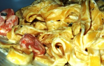 pasta crevettes citron vert