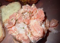 Tartare aux deux saumons
