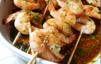 gambas broochette