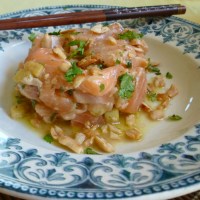 Tartare de saumon à la thaï