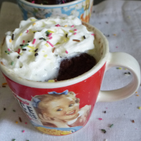Mug cake au nutella