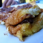 Un goûter du dimanche : brioche perdue au nutella Un goûter du dimanche : brioche perdue au nutella