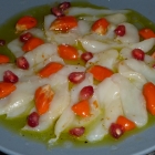 Carpaccio Saint-Jacques & grenade Carpaccio Saint-Jacques & grenade