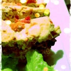 Terrine poulet poivron grillé et olives noires Terrine poulet poivron grillé et olives noires