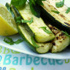 Courgettes menthe/citron au barbec' Courgettes menthe/citron au barbec'