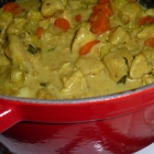 Blanquette de poulet au curry Blanquette de poulet au curry