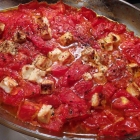 Tomates rôties au four à la moutarde & feta Tomates rôties au four à la moutarde & feta