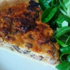 Quiche pleurotes, lardons et oignons caramélisés Quiche pleurotes, lardons et oignons caramélisés