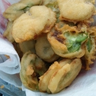 Beignets de tomates vertes - le meilleur est dans la sauce ^^ Beignets de tomates vertes - le meilleur est dans la sauce ^^