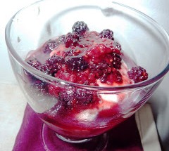 mascarpone aux fruits rouge