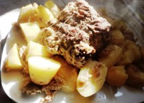 Rôti de porc au lait