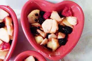 crumble pommes fruit