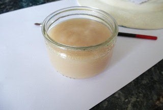 diy colle étiquettes