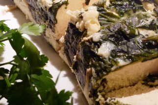 terrine de poulet aux épinards